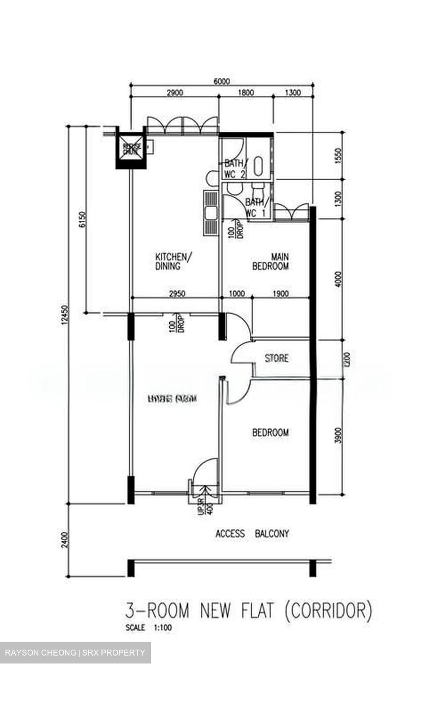 Blk 233 Kebun Baru Palm View (Ang Mo Kio), HDB 3 Rooms #603680921